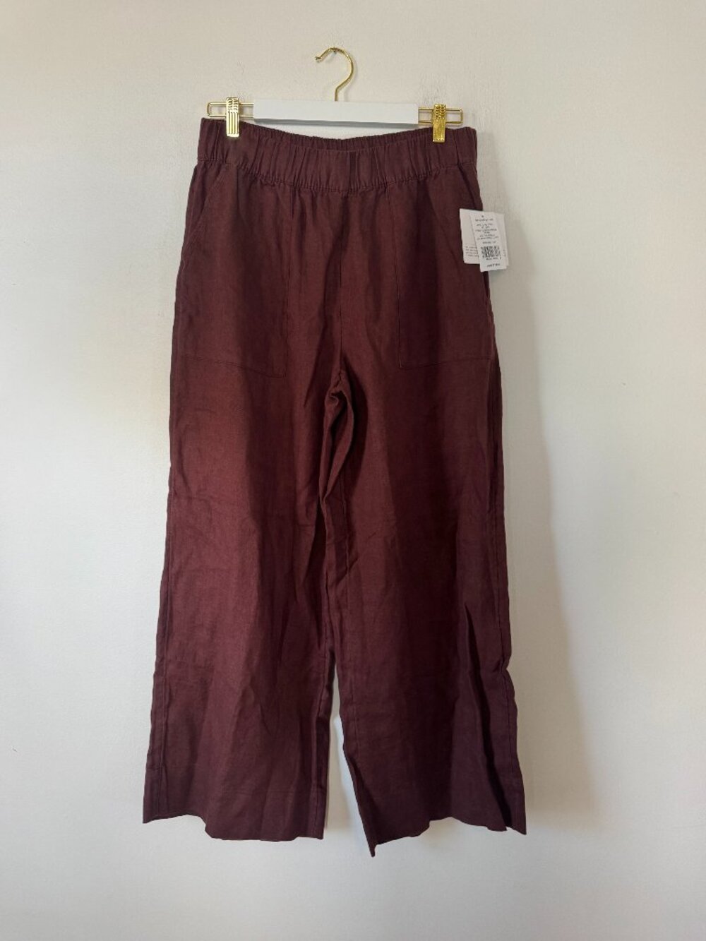 Beyond Yoga Linen Pants in Iced Mocha - Picture 3 of 15